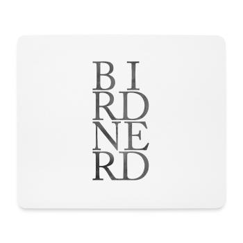 BIRDNERD - Mouse Pad (horizontal) - white - Front
