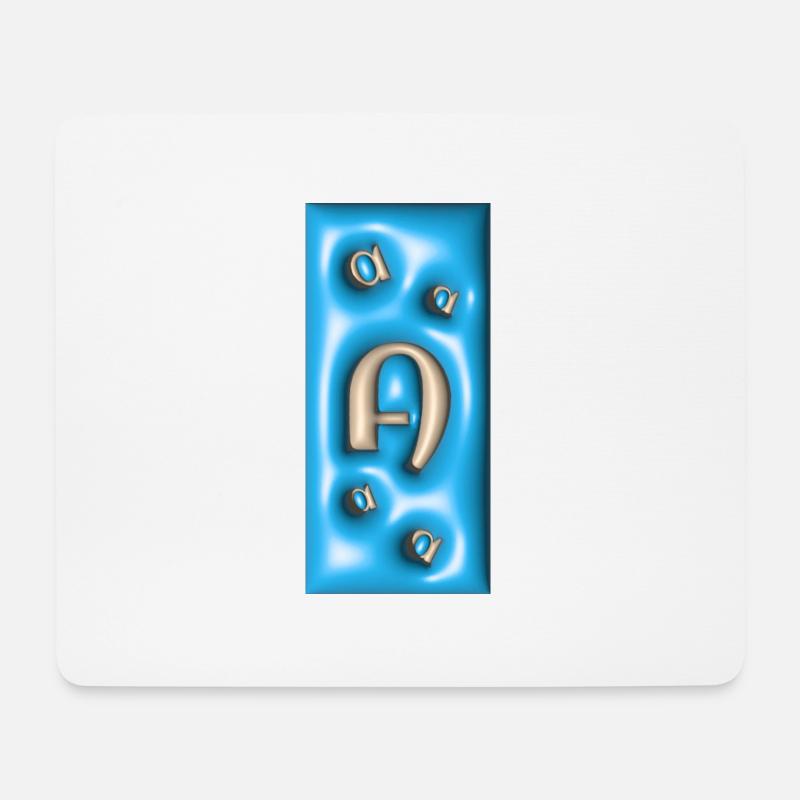 a - Mousepad (Querformat) - Weiß