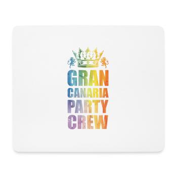Dicton de l’équipe de fête de Gran Canaria - Tapis de souris (format paysage) - blanc - Devant