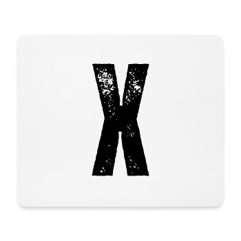X - Mouse Pad (horizontal) - white - Front