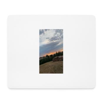 Sonnenuntergang 🌅 - Mousepad (Querformat) - Weiß - Vorne