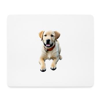 Labrador Retriever - Tapis de souris (format paysage) - blanc - Devant