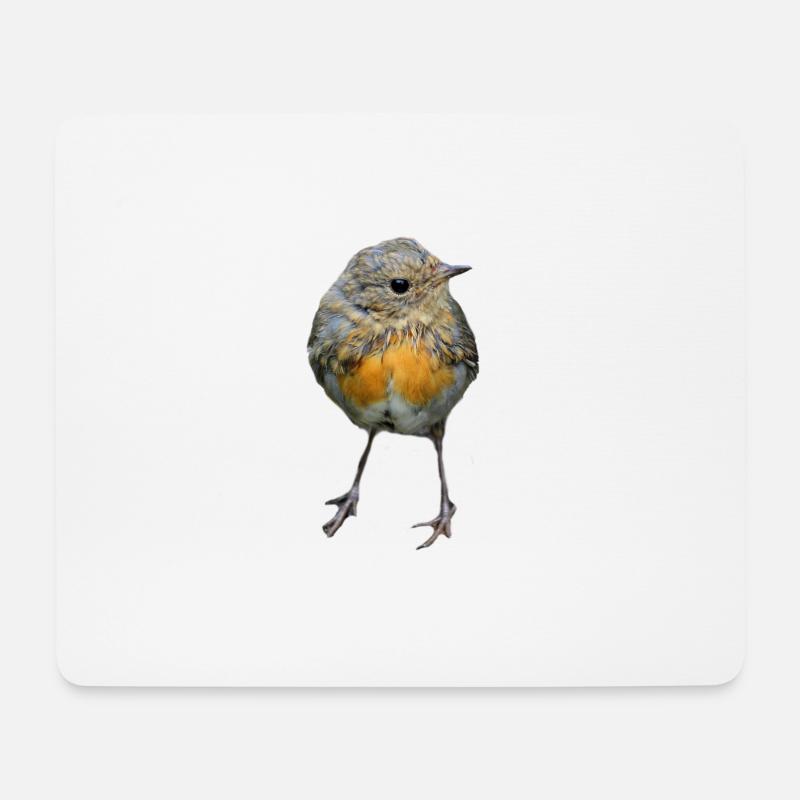 Vogel - Mousepad (Querformat) - Weiß