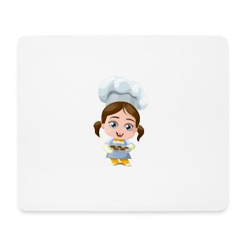 Bäckerin - Mousepad (Querformat) - Weiß - Vorne