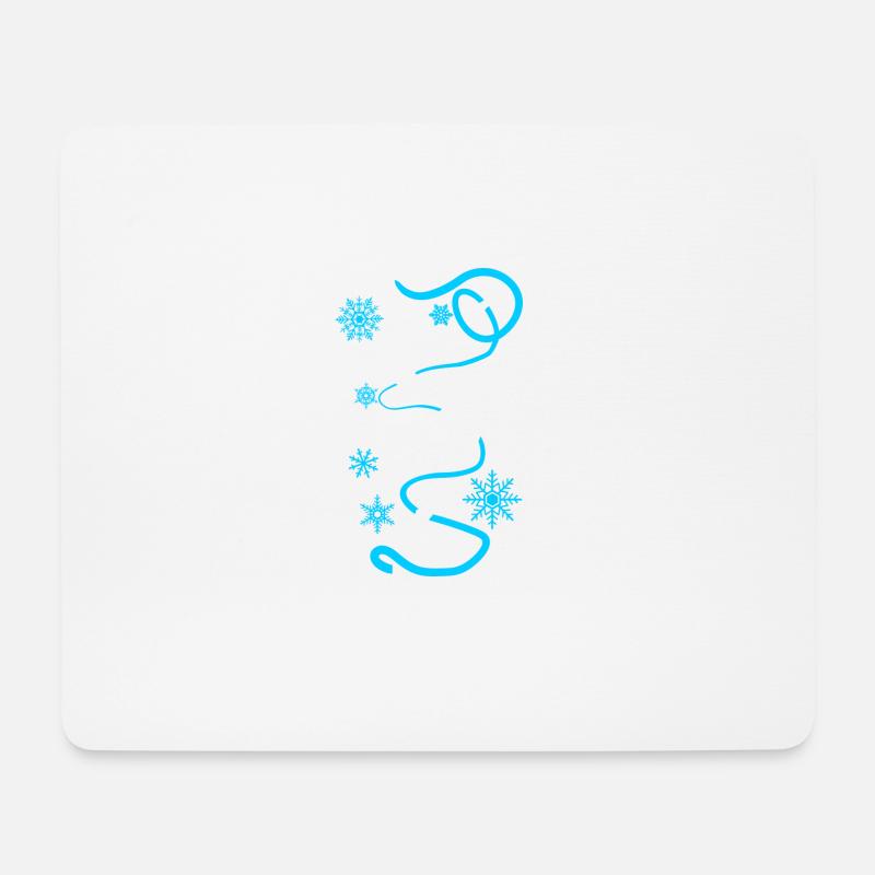 Figure skating Ice skating Ice dance figures - Mouse Pad (horizontal) - white
