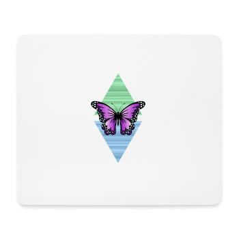 butterfly - Mouse Pad (horizontal) - white - Front