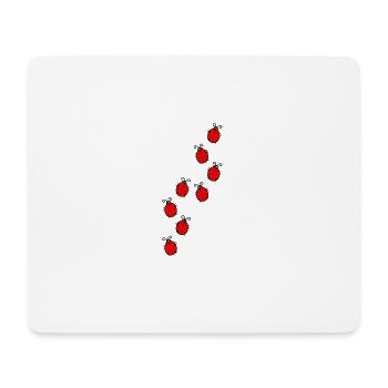 Ladybug - Mouse Pad (horizontal) - white - Front