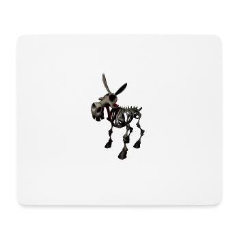 Hell's Donkey - Donkey from hell - Mouse Pad (horizontal) - white - Front