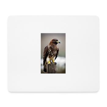 Aigle | Oiseaux | Liberté | Animaux - Tapis de souris (format paysage) - blanc - Devant