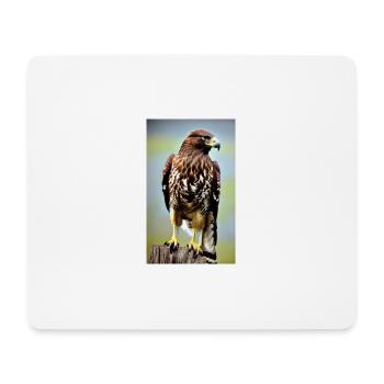 Aigle | Oiseaux | Liberté | Animaux - Tapis de souris (format paysage) - blanc - Devant