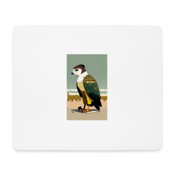 Aigle | Oiseaux | Liberté | Animaux - Tapis de souris (format paysage) - blanc - Devant
