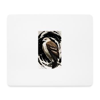 Aigle | Oiseaux | Liberté | Animaux - Tapis de souris (format paysage) - blanc - Devant