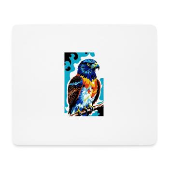 Aigle | Oiseaux | Liberté | Animaux - Tapis de souris (format paysage) - blanc - Devant