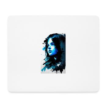 Woman | Face | Girls | Anime - Mouse Pad (horizontal) - white - Front