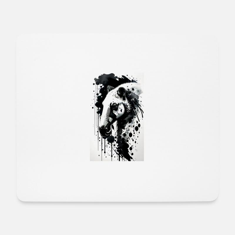 Entzückendes Ameisenbär - Mousepad (Querformat) - Weiß