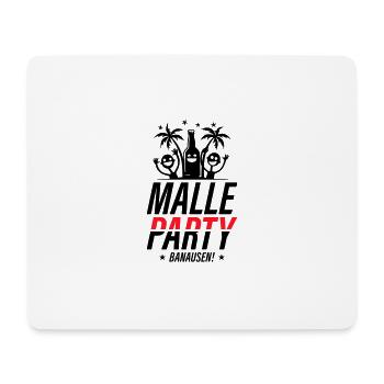 Malle Party Banausen Mallorca - Tapis de souris (format paysage) - blanc - Devant