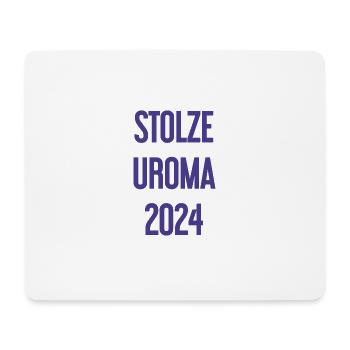 Stolze Uroma 2024 - Mousepad (Querformat) - Weiß - Vorne
