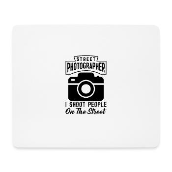 Straßen Photograph - Mousepad (Querformat) - Weiß - Vorne
