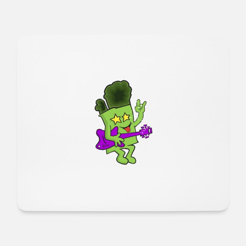 B-ROCK-OLI - Mousepad (Querformat) - Weiß