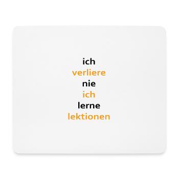 boardgame chess backgammon game night - Mousepad (Querformat) - Weiß - Vorne