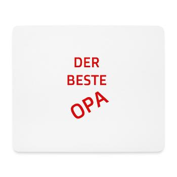 Der beste Opa - Mousepad (Querformat) - Weiß - Vorne