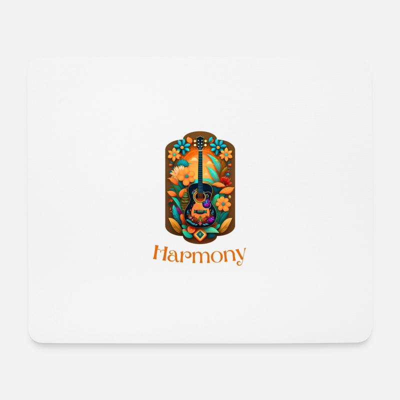 Harmony - Mousepad (Querformat) - Weiß