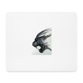 Metal-Lion - Mousepad (Querformat) - Weiß - Vorne