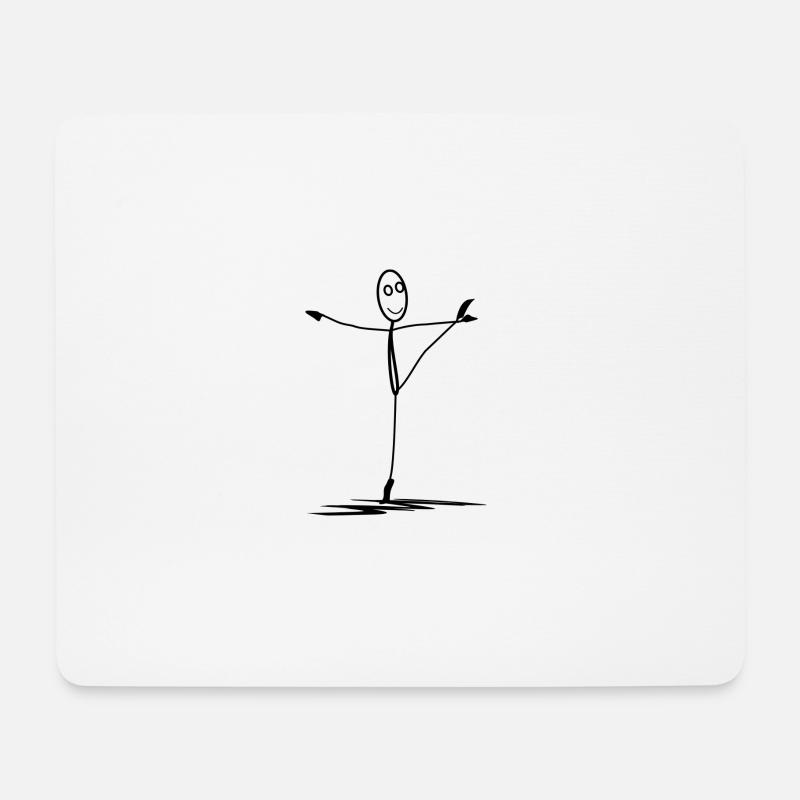 ballet - Mouse Pad (horizontal) - white