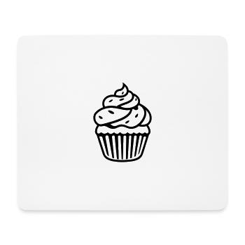 Cupcake - Mousepad (Querformat) - Weiß - Vorne