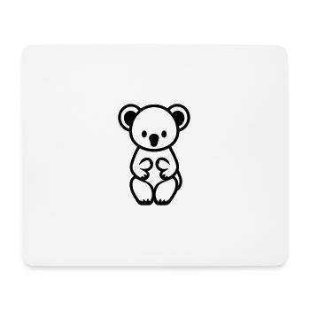 koala - Tapis de souris (format paysage) - blanc - Devant