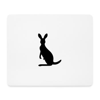 kangaroo - Mouse Pad (horizontal) - white - Front