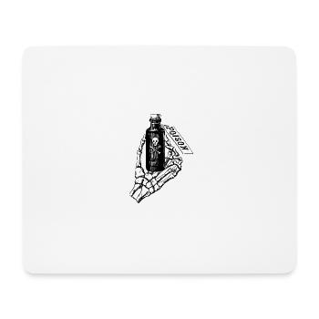 La main squelettique avec du poison - Tapis de souris (format paysage) - blanc - Devant