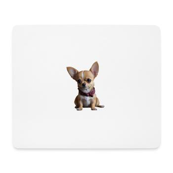 Chihuahua-Charme Umarmbare Niedlichkeit Hund - Mousepad (Querformat) - Weiß - Vorne