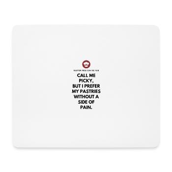 Pain-Free Pastry - Mouse Pad (horizontal) - white - Front