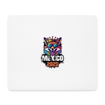 Mexiko 2025 Urlaub Fuchs - Mousepad (Querformat) - Weiß - Vorne