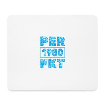 1980 - Mousepad (Querformat) - Weiß - Vorne