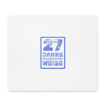 27 - Mouse Pad (horizontal) - white - Front