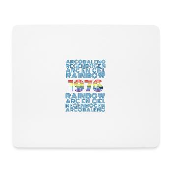 Rainbow 1976 - Mouse Pad (horizontal) - white - Front