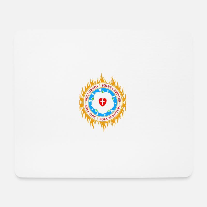 Brennen für die Ideen der Reformation - Mousepad (Querformat) - Weiß