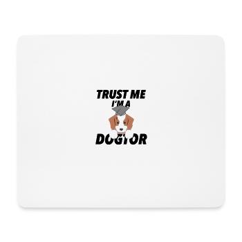 I'm a Dogtor Doktortitel Doktor Spruch Geschenk - Mousepad (Querformat) - Weiß - Vorne