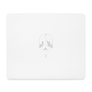 namaste - Tapis de souris (format paysage) - blanc - Devant