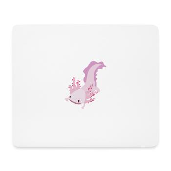 Axolotl - Mouse Pad (horizontal) - white - Front