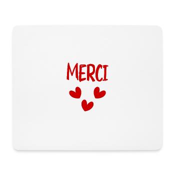 THANK YOU. THANKS. THANK YOU. ANNIVERSARY. BIRTH. - Mouse Pad (horizontal) - white - Front