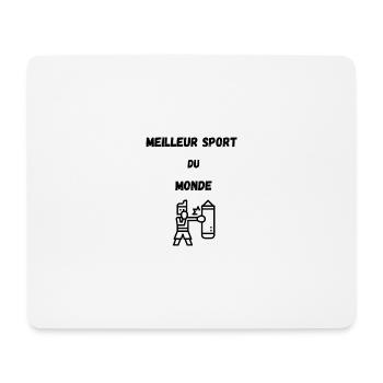 Best sport - Tapis de souris (format paysage) - blanc - Devant
