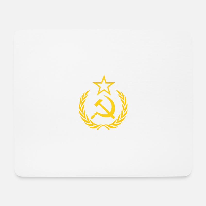 Kommunismus Sozialismus Sowjetunion Design - Mousepad (Querformat) - Weiß