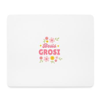Bests Grosi – Geschenk für die beste Oma Schweiz - Mousepad (Querformat) - Weiß - Vorne