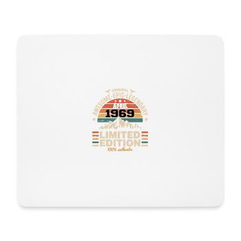 Millésime Anniversaire Avril 1969 - Tapis de souris (format paysage) - blanc - Devant