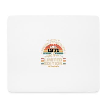 Millésime Anniversaire Avril 1971 - Tapis de souris (format paysage) - blanc - Devant
