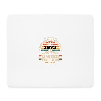 Millésime Anniversaire Avril 1973 - Tapis de souris (format paysage) - blanc - Devant