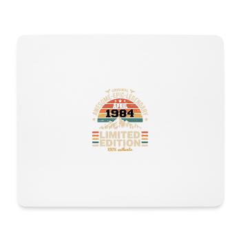 Anniversary vintage April 1984 - Mouse Pad (horizontal) - white - Front